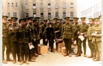 7th Battalion Royal Dublin Fusiliers leaving the Royal Barracks