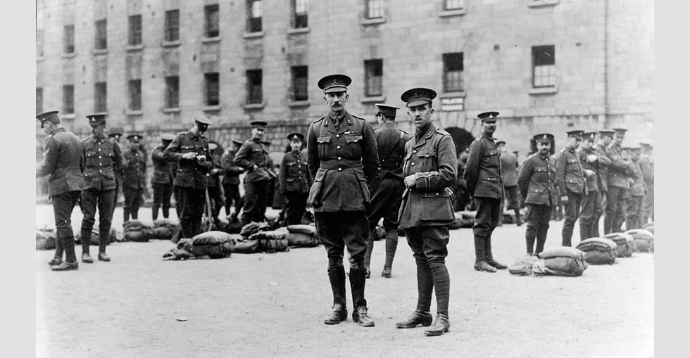 Two men of the 'Pals' battalion