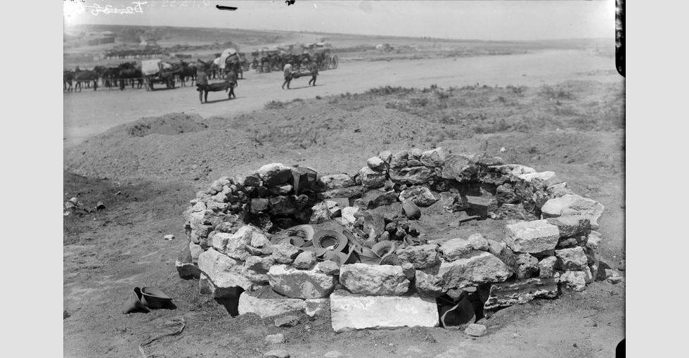 An incinerator, however, incineration was not permitted on the Gallipoli peninsula to any great extent for militay reasons