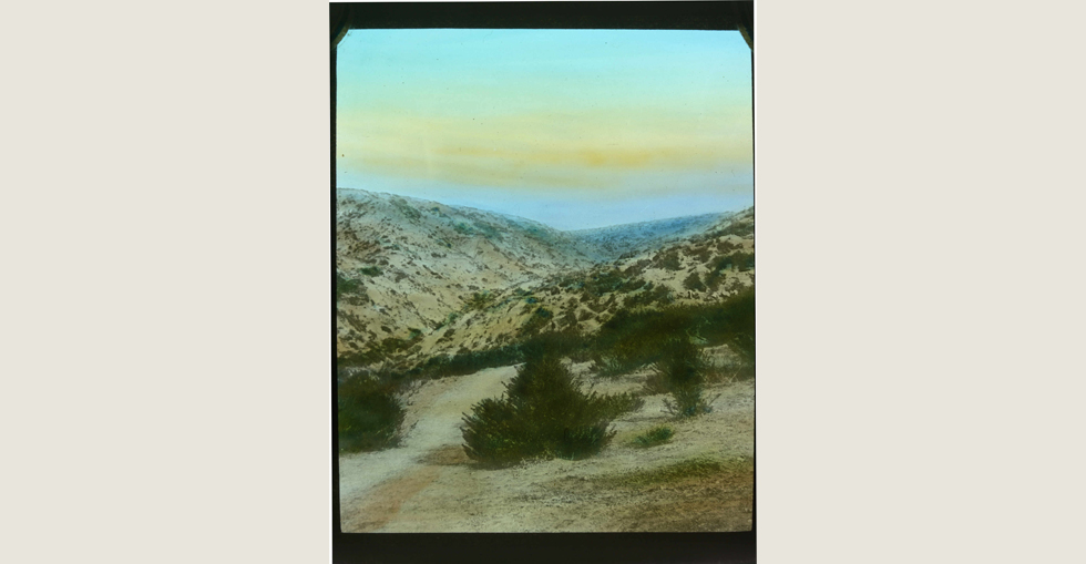 The undulating landscape of Gallipoli Peninsula in Turkey