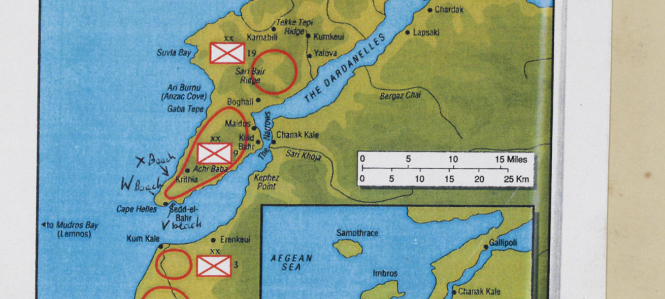 Maps and aerial views of Gallipoli