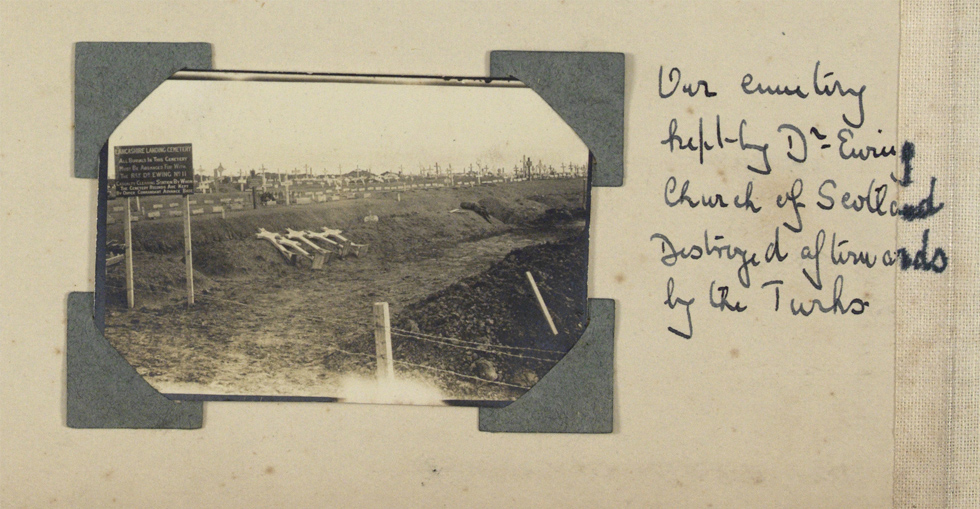 Their church, later destroyed by Turks