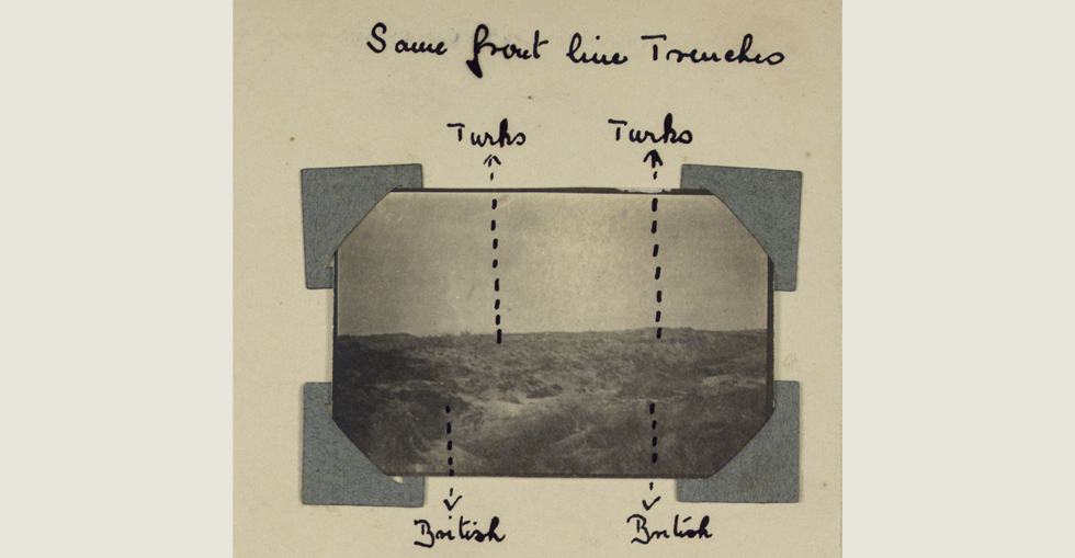 Front line trenches - showing how close the trenches were