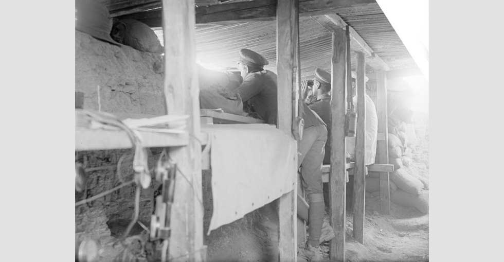 The interior of the Naval Underground Observation Station