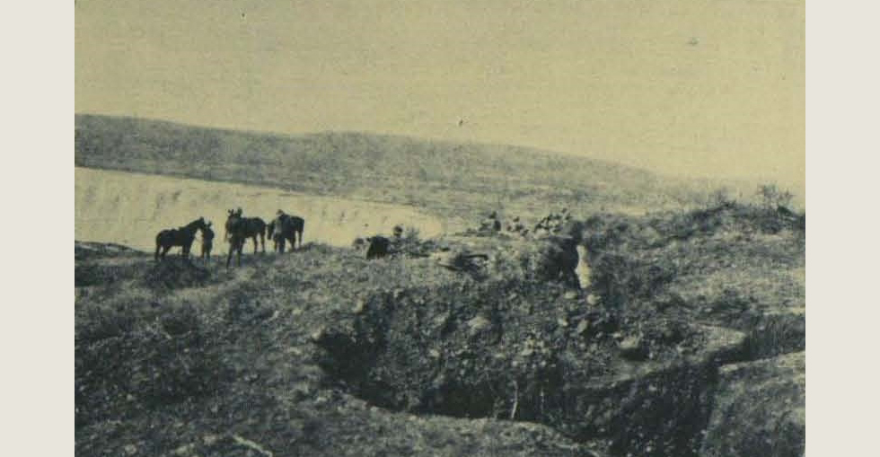 After landing at Suvla Bay: Lala Baba Hill