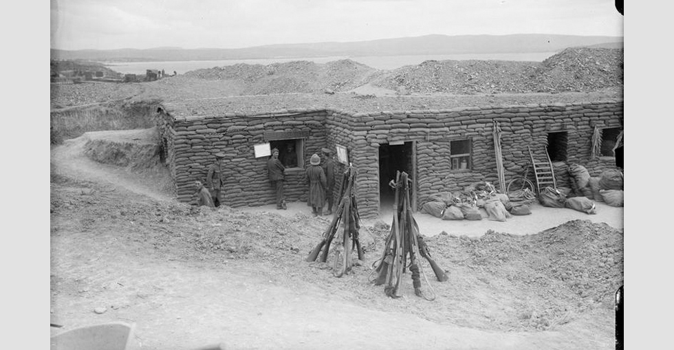 Post office at Suvla Bay