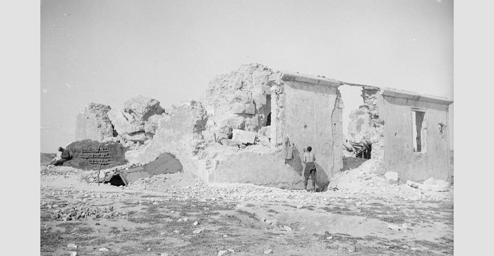 The ruined lighthouse at Cape Helles