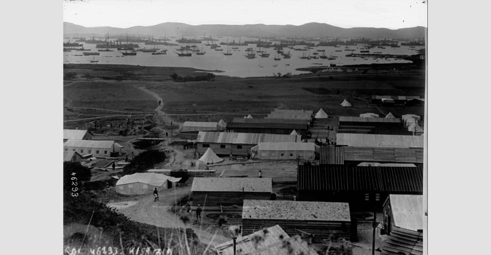 Suvla houses looking over bay