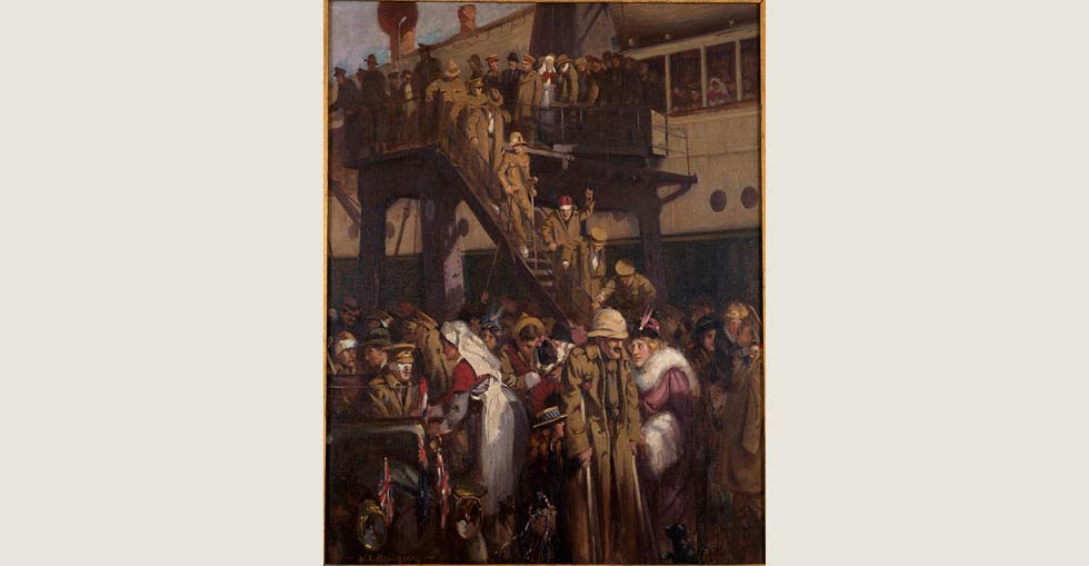 The Homecoming for Gallipoli, Walter Bowring, 1916