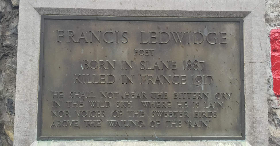 Francis Ledwidge: War Poet